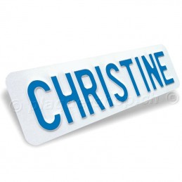 Targhe svizzere personalizzate con nome CHRISTINE