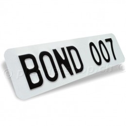 Targhe personalizzate svizzere BOND 007