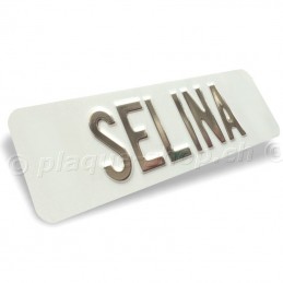 Targa auto personalizzata con il tuo nome SELINA