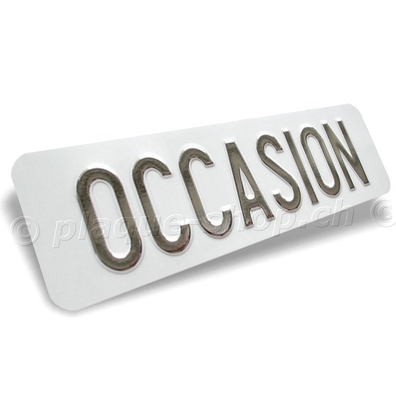 Targa auto personalizzata con il tuo nome OCCASION