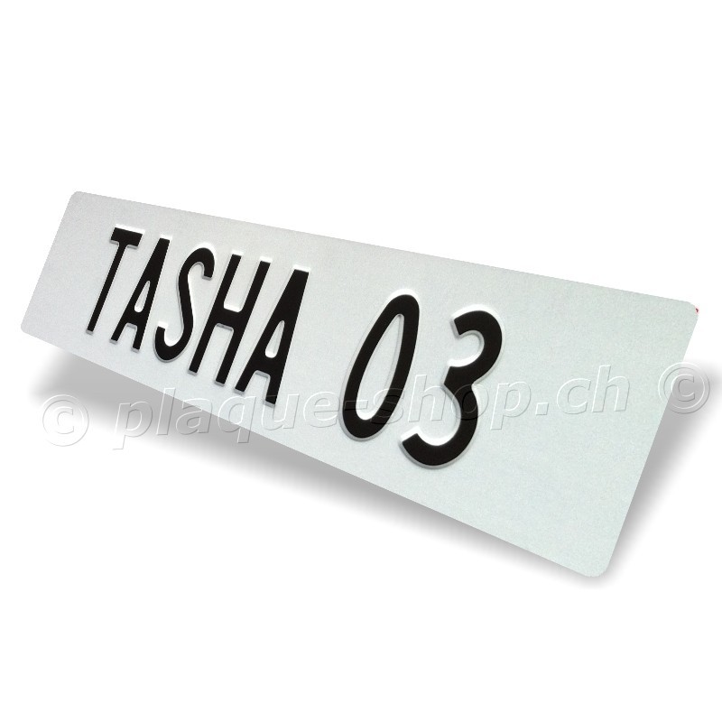 Nanofilm Adesivo Per Targhe Auto - Pellicola Riflettente Anti-Rilevamento Per Numeri Di Targa (Bianco, Misura M)